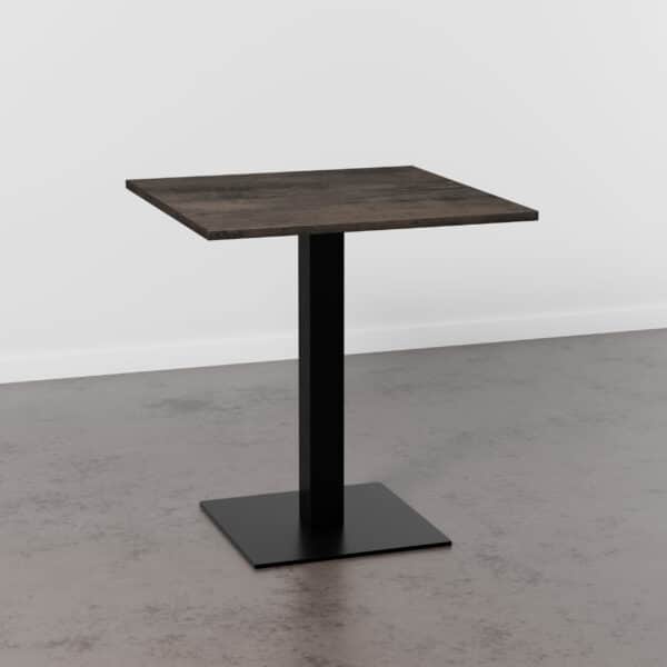 Horecatafel 50x50cm | D1032 BS koper schemering | gietijzeren frame