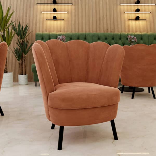 Gastro loungestoel | schelp