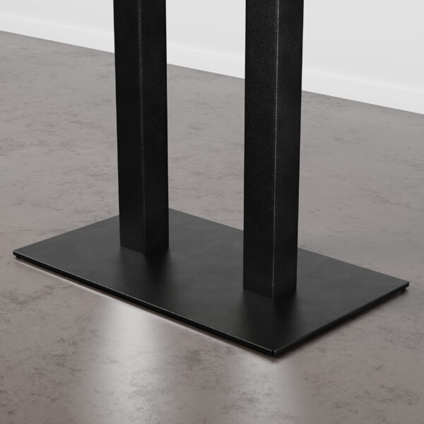 Dubbel gietijzeren tafelframe -108 cm hoog - Afbeelding 2