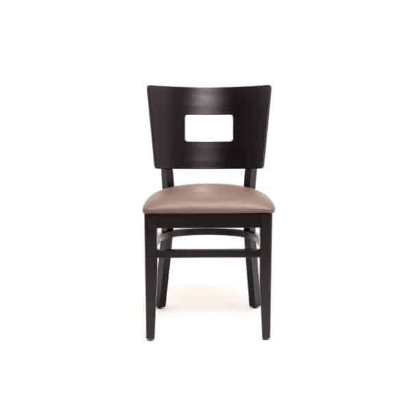 JOSY PD | gestoffeerde houten stoel | bistrostoel | horecastoel | restaurantstoel - Afbeelding 3