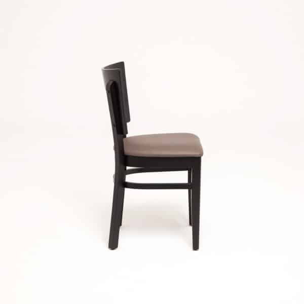 JOSY PD | gestoffeerde houten stoel | bistrostoel | horecastoel | restaurantstoel - Afbeelding 4