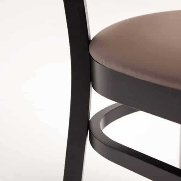 JOSY PD | gestoffeerde houten stoel | bistrostoel | horecastoel | restaurantstoel - Afbeelding 6