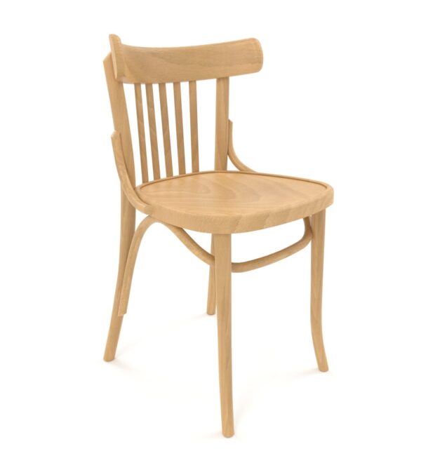 Premium Horeca stoel | A-788 VERT | Weens gebogen houten stoel | Honing beukenhout