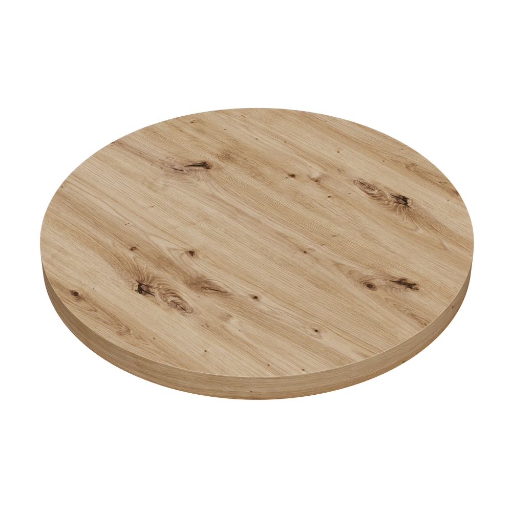 Rond Horeca tafelblad | Eiken Artisan | Diameter 60 cm