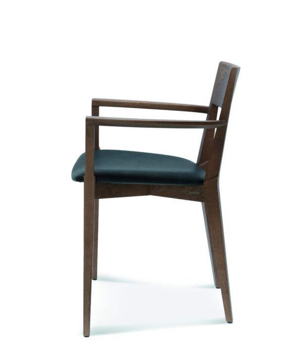Fameg design horeca stoel | Fame met armleuningen | gestoffeerde zitting - Afbeelding 3