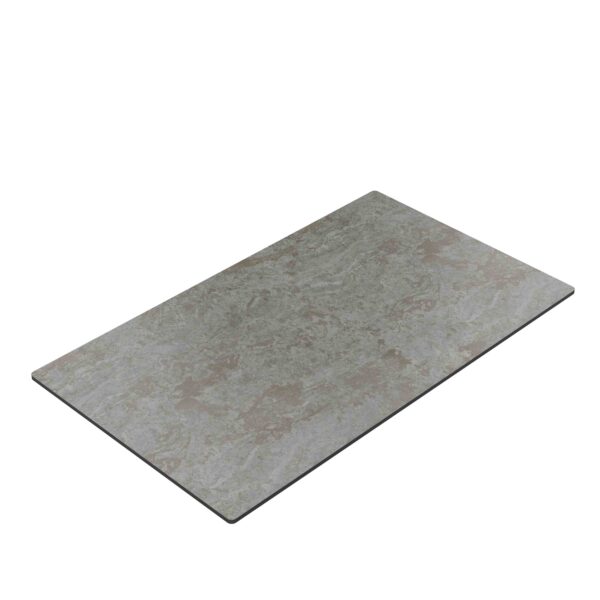 Horeca terras tafel Rene Double | opvouwbaar | 120x70 cm | HPL Compact Cement Grijs - Afbeelding 3
