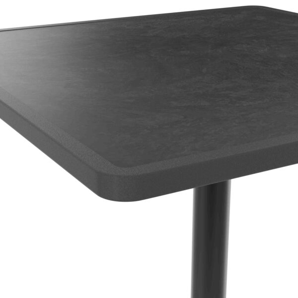 Horeca terras tafel Rene | opvouwbaar | 80x80 cm | Resalit donker leisteen - Afbeelding 2