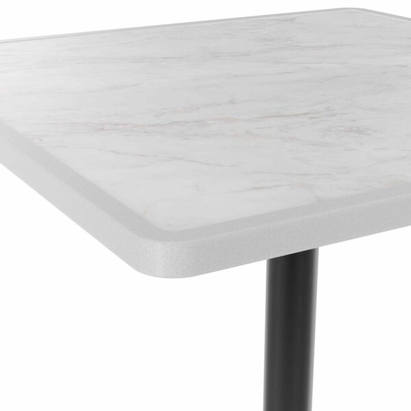Horeca terras tafel Rene | opvouwbaar | 60x60 cm | Resalit marmer crème - Afbeelding 2