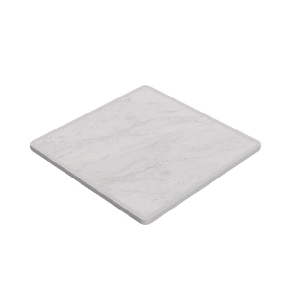 Horeca terras tafel Rene | opvouwbaar | 60x60 cm | Resalit marmer crème - Afbeelding 3