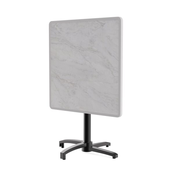 Horeca terras tafel Rene | opvouwbaar | 60x60 cm | Resalit marmer crème - Afbeelding 4