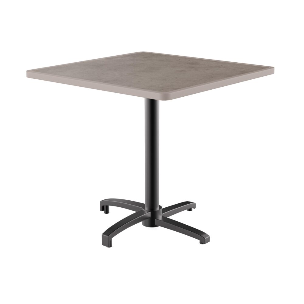 Horeca terras tafel Rene | opvouwbaar | 70x70 cm | Resalit beton lichtkleurig