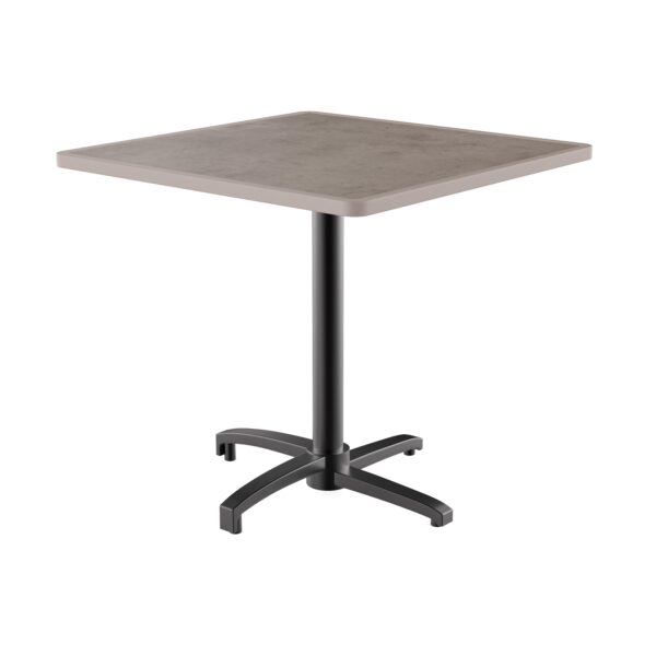 Horeca terras tafel Rene | opvouwbaar | 80x80 cm | Resalit beton lichtkleurig
