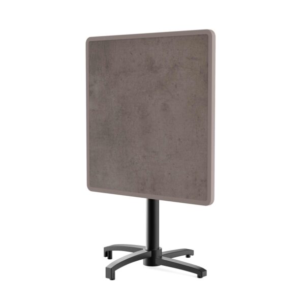 Horeca terras tafel Rene | opvouwbaar | 80x80 cm | Resalit beton lichtkleurig - Afbeelding 4
