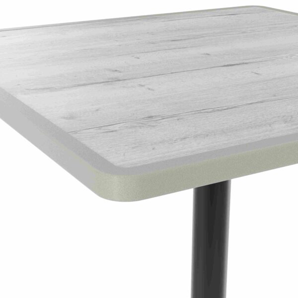 Horeca terras tafel Rene | opvouwbaar | 80x80 cm | Resalit licht eiken - Afbeelding 2