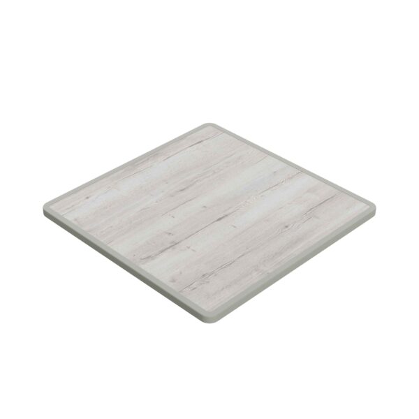 Horeca terras tafel Rene | opvouwbaar | 80x80 cm | Resalit licht eiken - Afbeelding 4