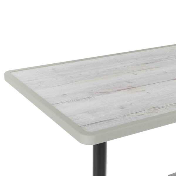 Horeca terras tafel Rene Dubbel | inklapbaar | 115x70 cm | Resalit licht eiken - Afbeelding 2