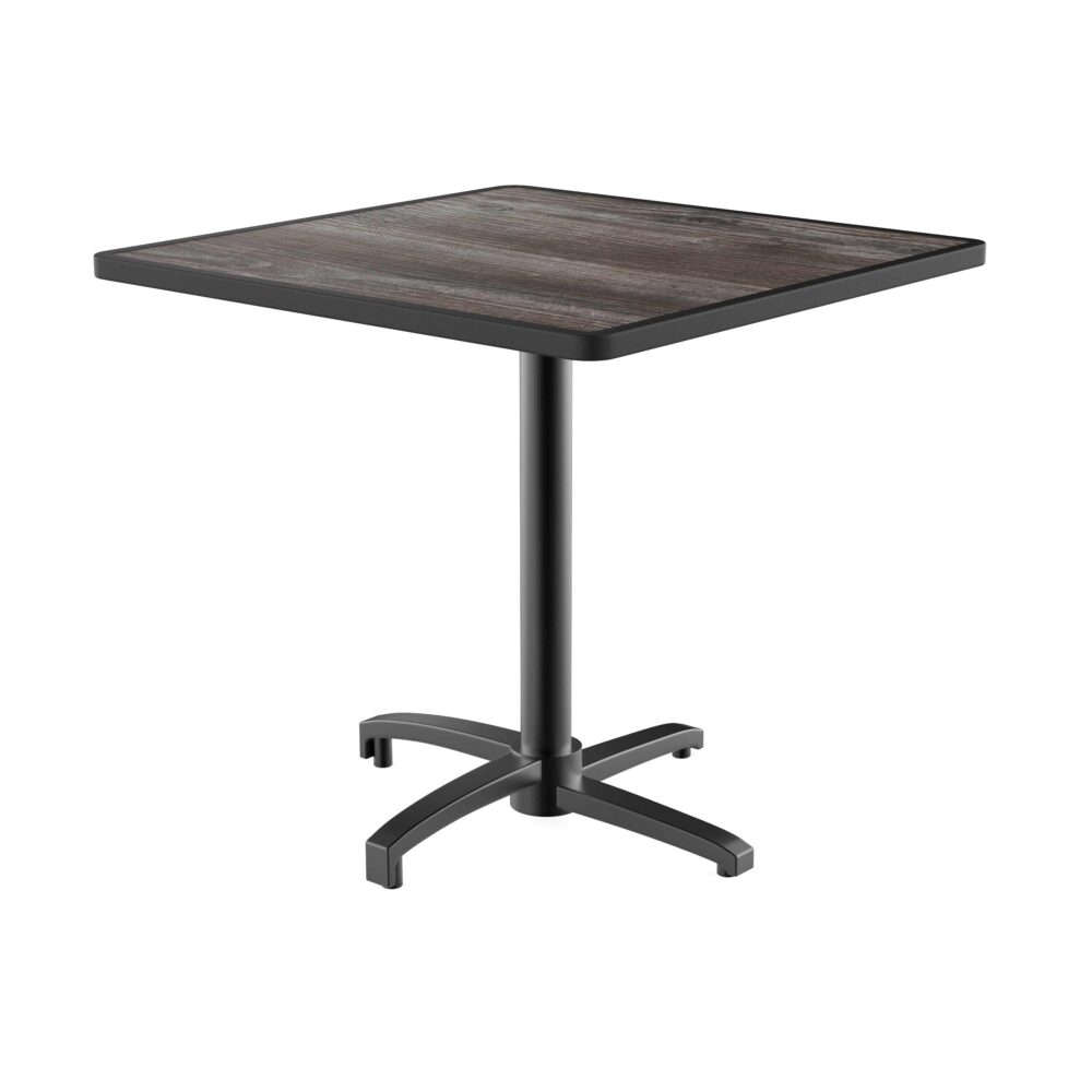 Horeca terras tafel Rene | opvouwbaar | 80x80 cm | Resalit grenen