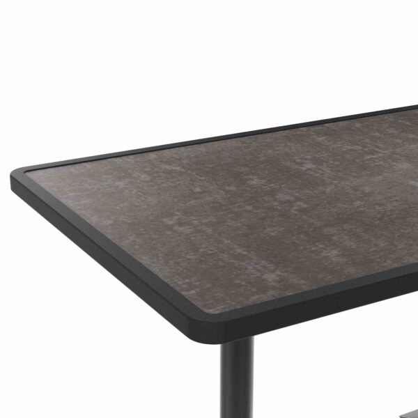 Horeca terras tafel Rene Dubbel | inklapbaar | 115x70 cm | Resalit koper - Afbeelding 2
