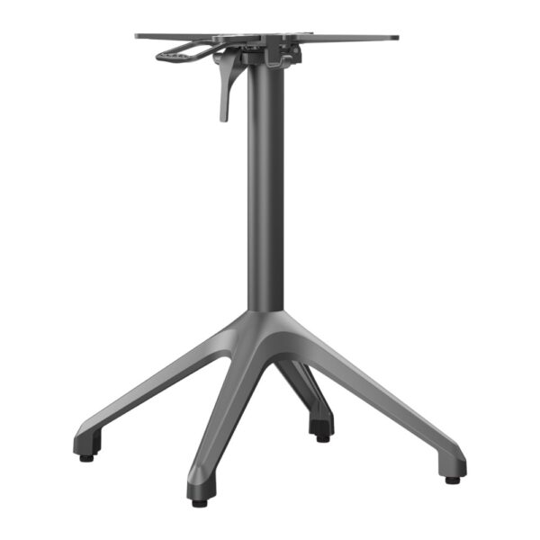Onderstel voor buitentafel Zelfstellend | Luna Wiebelvrij | Aluminium in zwart | Opvouwbaar - Afbeelding 2
