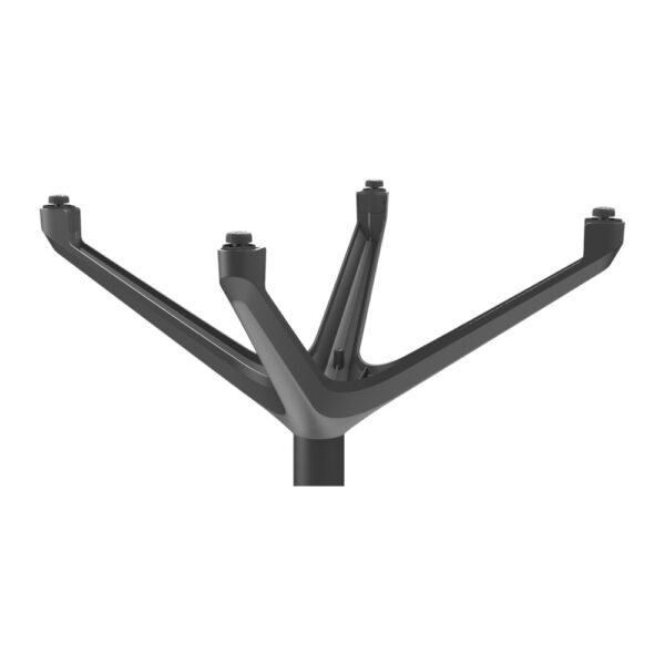 Onderstel voor buitentafel Zelfstellend | Luna Wiebelvrij | Aluminium in zwart | Opvouwbaar - Afbeelding 4