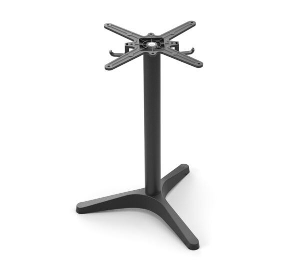 Onderstel voor buitentafel | Nico | aluminium in zwart