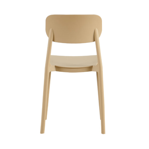 Terrasstoel Mini Capri beige | Gastro stoel buiten stapelbaar - Afbeelding 7