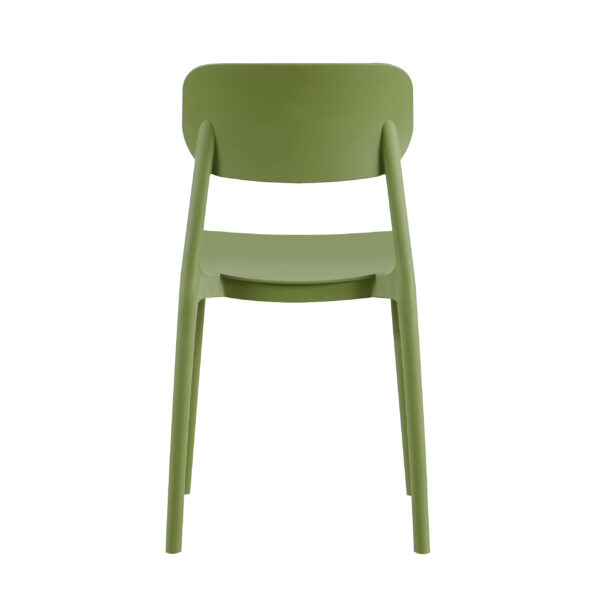 Terrasstoel Mini Capri groen | Gastro stoel buiten stapelbaar - Afbeelding 4