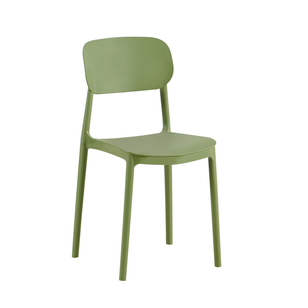 Terrasstoel Mini Capri groen | Gastro stoel buiten stapelbaar