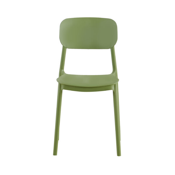 Terrasstoel Mini Capri groen | Gastro stoel buiten stapelbaar - Afbeelding 2