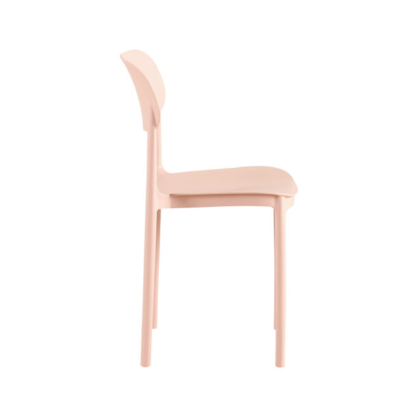 Terrasstoel Mini Capri roze | Gastro stoel buiten stapelbaar - Afbeelding 3