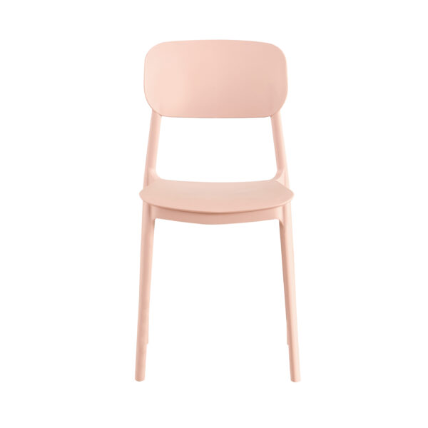 Terrasstoel Mini Capri roze | Gastro stoel buiten stapelbaar - Afbeelding 2