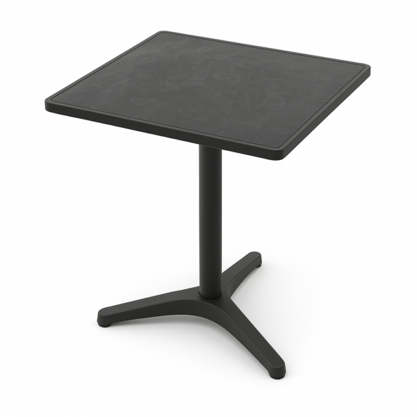 Horeca terrastafel NICO | 80x80 cm | Resalit donker leisteen Made in Germany