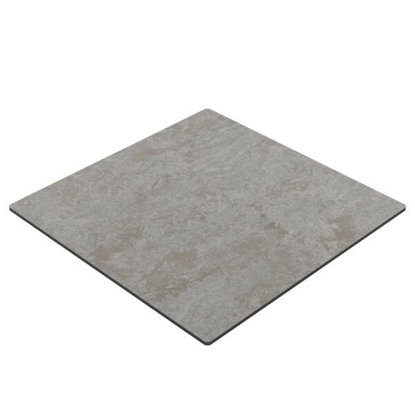 Horeca terras tafel Borkum | 60x60 cm | HPL Compact Cement Grijs - Afbeelding 3