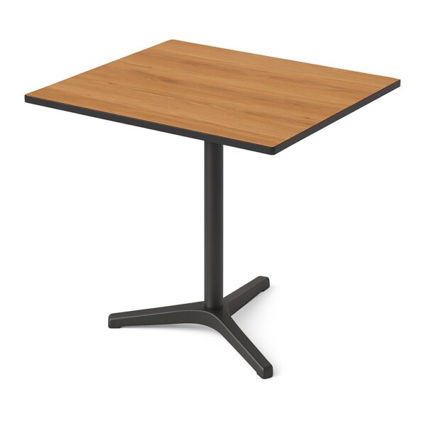 Horeca terrastafel NICO | 70x70 cm | HPL Compact Natuurlijk Eiken | Gemaakt in Duitsland