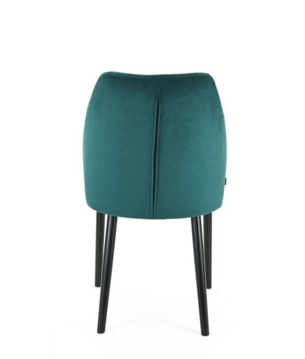 Horeca stoel | Sidney | fluwelen stof: groen - Afbeelding 2
