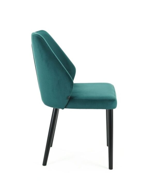 Horeca stoel | Sidney | fluwelen stof: groen - Afbeelding 3