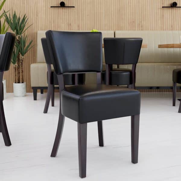 Horeca eetset "Lagos" met tafel 70x70 cm & 2 stoelen - Ideaal voor restaurant, café, bar, bistro - Afbeelding 4