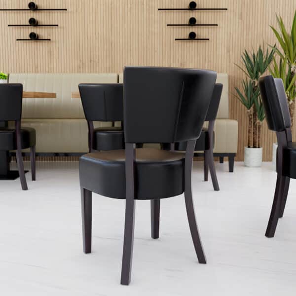 Horeca eetset "Lagos" met tafel 70x70 cm & 2 stoelen - Ideaal voor restaurant, café, bar, bistro - Afbeelding 5