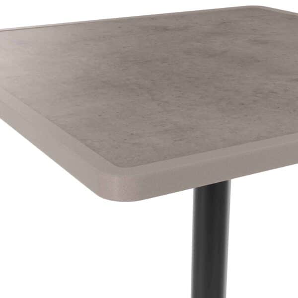 Horeca terrastafel Luna Wiebelvrij | 70x70 cm | Resalit beton licht | opvouwbaar | zelf verstelbaar - Afbeelding 2
