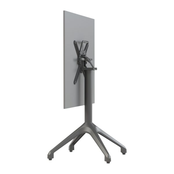Horeca terrastafel Luna Wiebelvrij | 80x80 cm | HPL Compact | donker leisteen | inklapbaar | zelf verstelbaar - Afbeelding 9