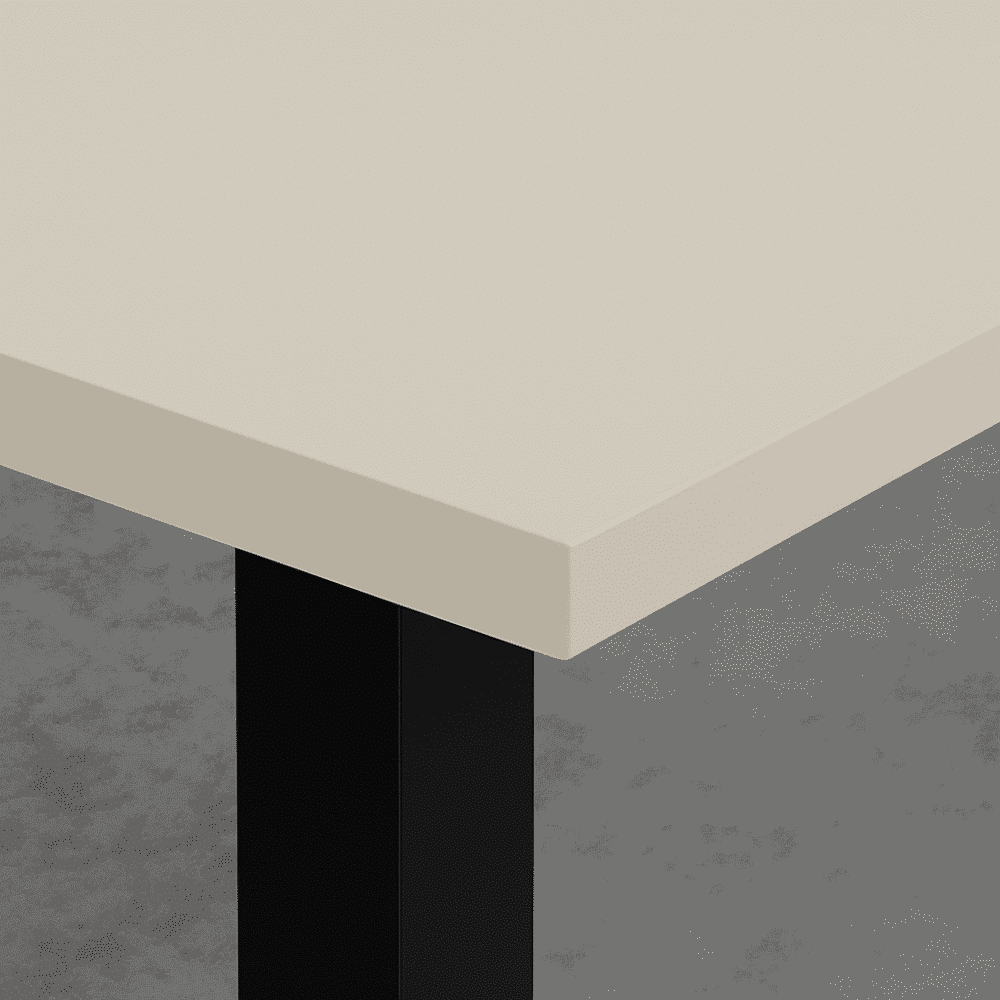 Tafelblad op maat | melaminehars gecoat UNI decor 36 mm | ABS rand