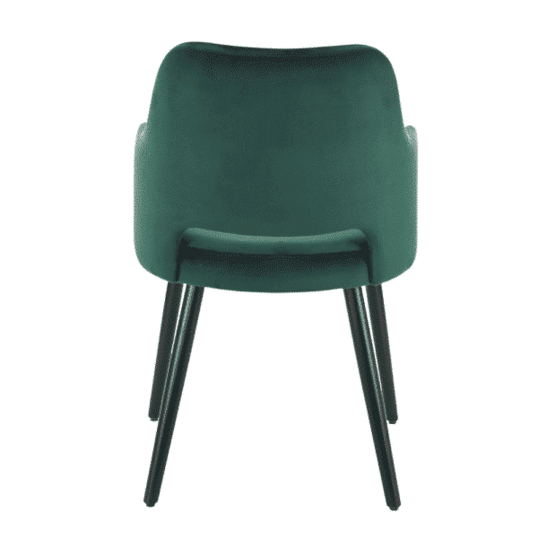 Horeca stoel | Eleganza Comfort | Fluweelgroen - Afbeelding 4