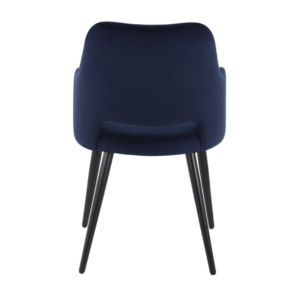 Horeca stoel | Eleganza Comfort | Fluweel blauw - Afbeelding 4