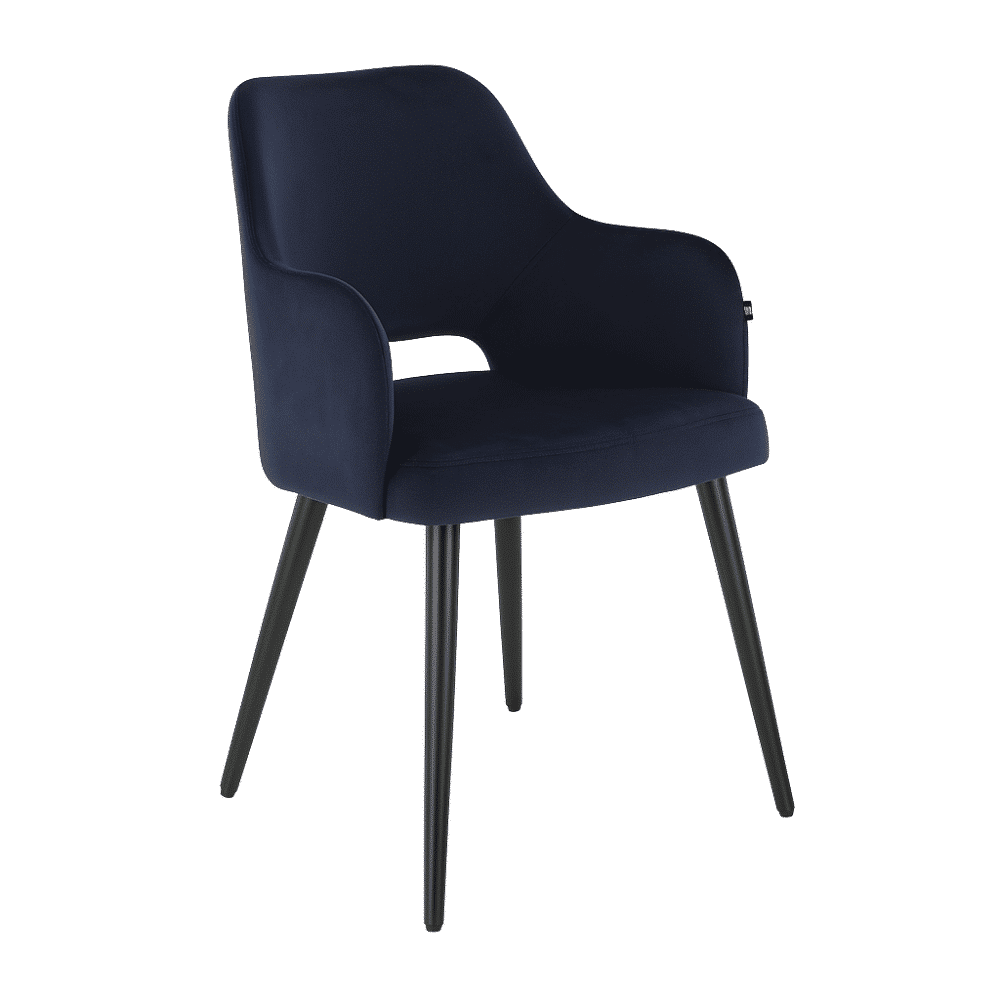 Horeca stoel | Eleganza Comfort | Fluweel blauw