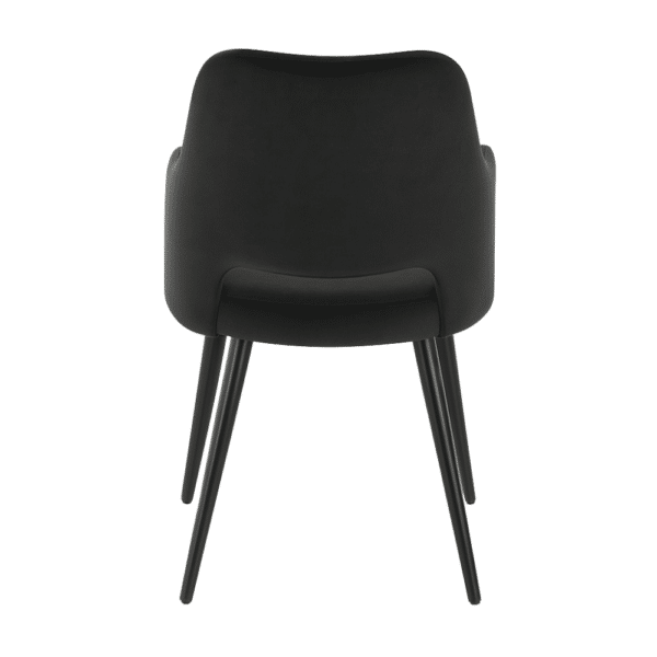 Horeca stoel | Eleganza Comfort | fluweel antraciet - Afbeelding 4