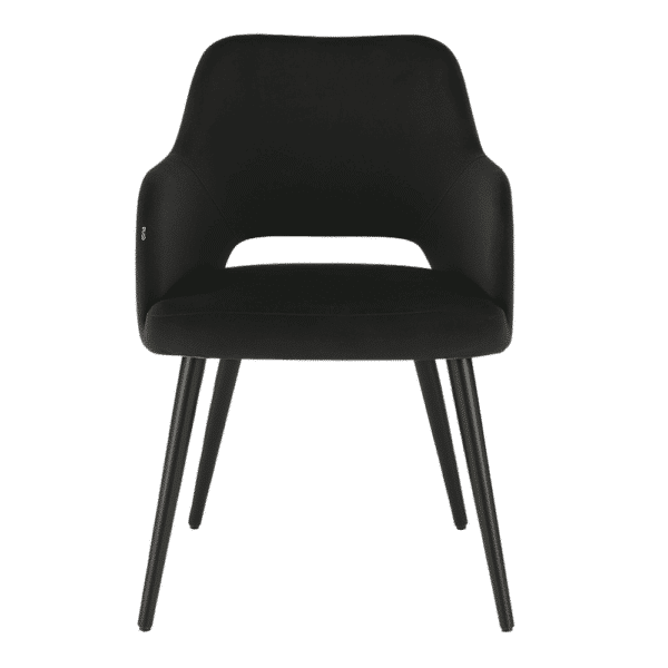 Horeca stoel | Eleganza Comfort | fluweel antraciet - Afbeelding 2