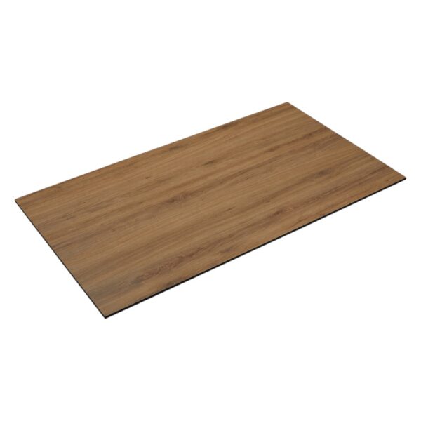 Horeca terras tafel Richard Dubbel | 120x70 cm | HPL Compact Natuurlijk Eiken | Gemaakt in Duitsland - Afbeelding 3