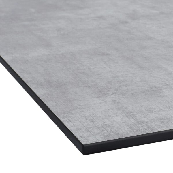 Horeca terrastafel NICO | 70x70 cm | HPL Compact Beton Grijs | Made in Germany - Afbeelding 2