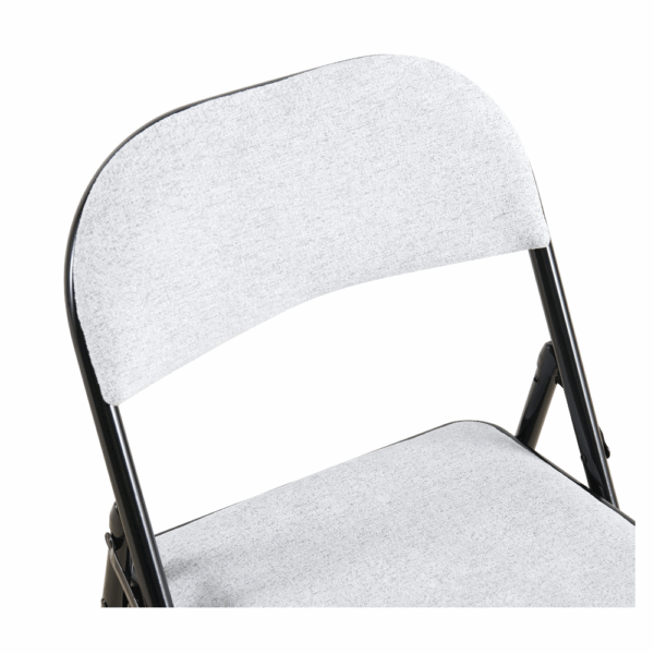 Set van 6 Fiona | multifunctionele klapstoel gestoffeerd | wit | evenementenstoel - Afbeelding 4