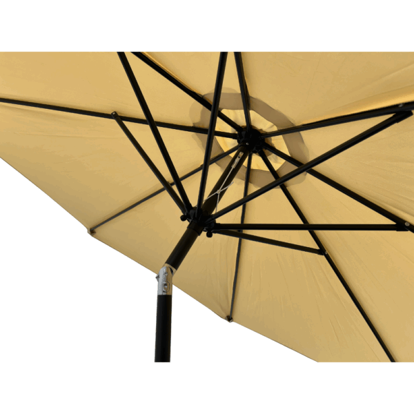 Verona | Middelste parasol Ø 3 m | Beige - Afbeelding 6
